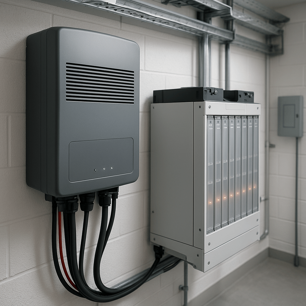 Wechselrichter- und Batteriespeicher-System